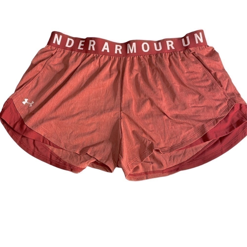 NWT UNDER ARMOUR RED DOUBLE LINED ATHLETIC SHORTS SIZE 2XL